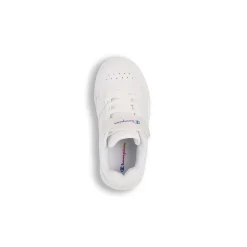 Sneakers bianche primi passi da bambina con logo glitterato Champion Rebound Low G Td
