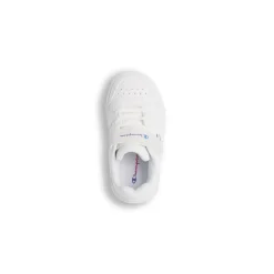 Sneakers bianche primi passi da bambina con logo glitterato Champion Rebound Low G Td