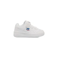 Sneakers bianche primi passi da bambina con logo glitterato Champion Rebound Low G Td