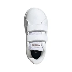 Sneakers bianche Primi passi bambina con strappo adidas Grand Court