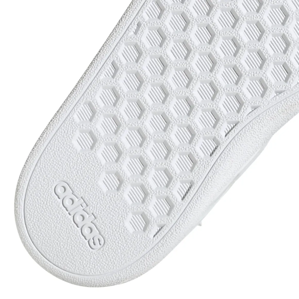 Sneakers bianche Primi passi bambina con strappo adidas Grand Court