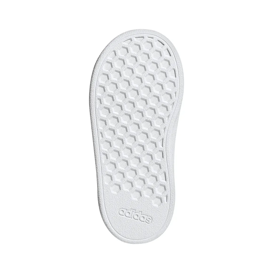 Sneakers bianche Primi passi bambina con strappo adidas Grand Court