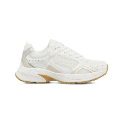 Sneakers bianche retro da Donna con inserti mesh Everlast