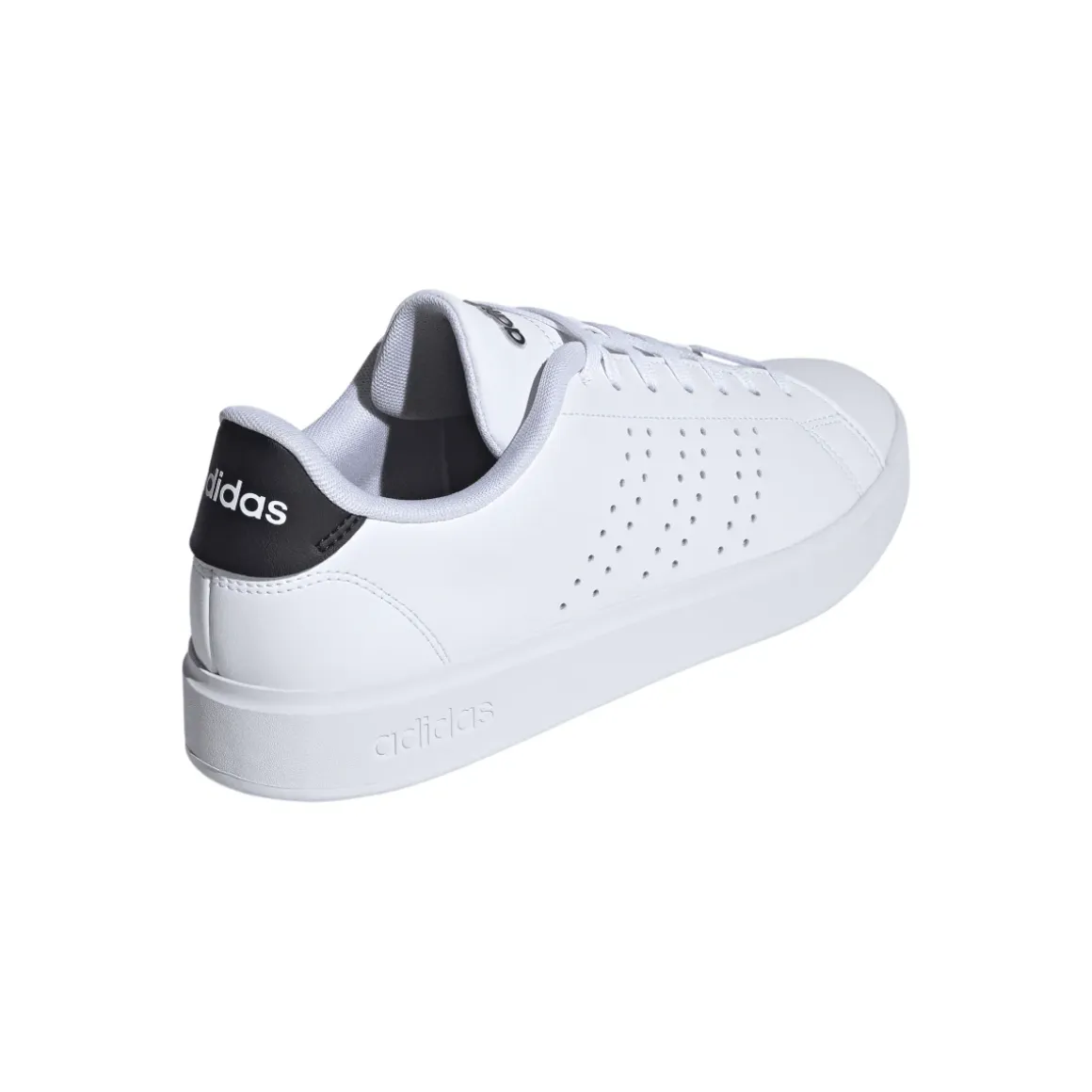 Sneakers bianche Unisex con dettagli logo traforati laterali adidas