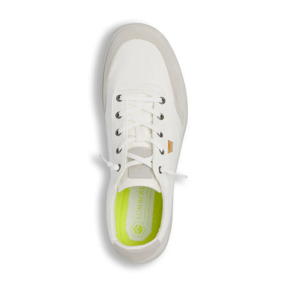 Sneakers Bianche Uomo con dettagli effetto scamosciato Lumberjack