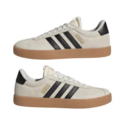 Sneakers bianco off-white Donna effetto scamosciato adidas VL COURT 3.0