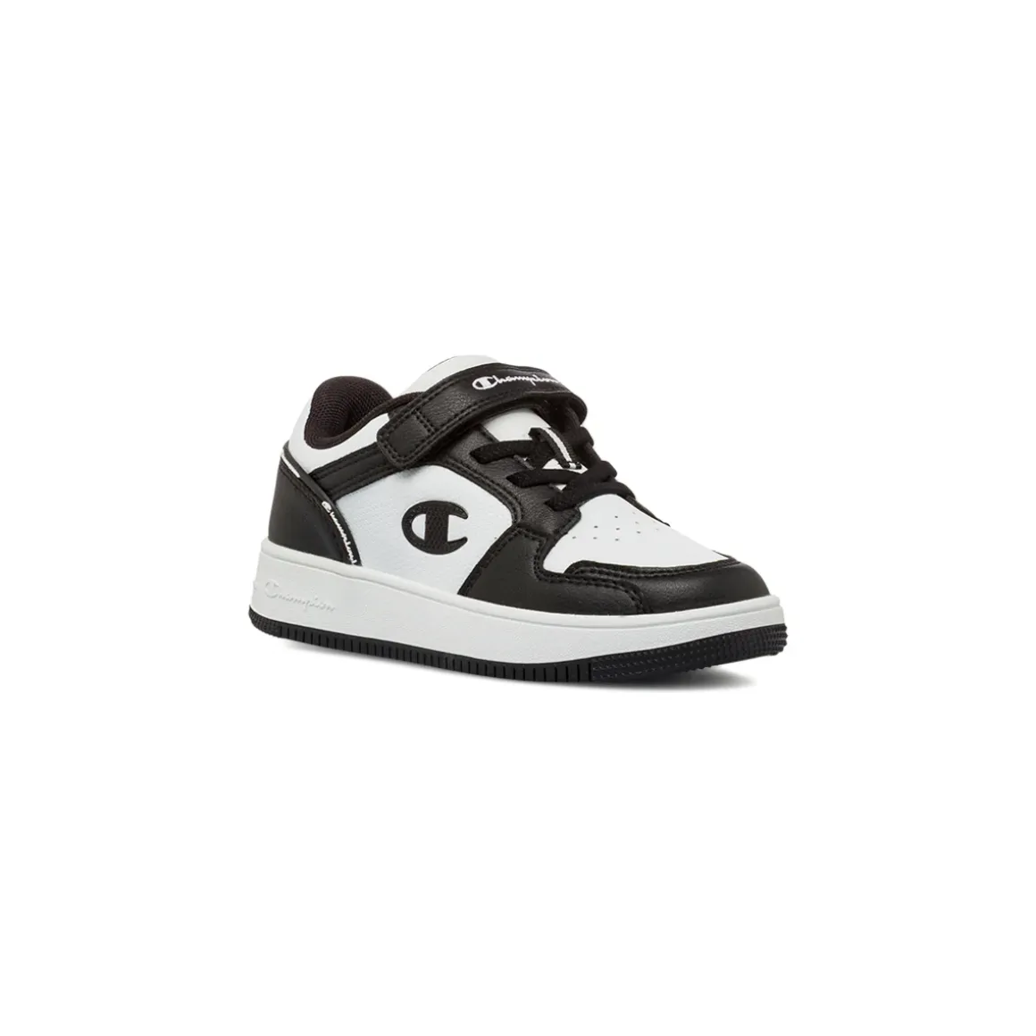 Sneakers bicolore bianche e nere da Bambino Champion