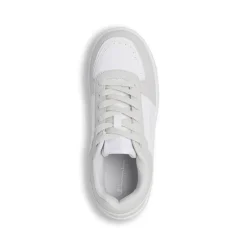 Sneakers bicolore bianco e grigio da Donna con suola platform Champion