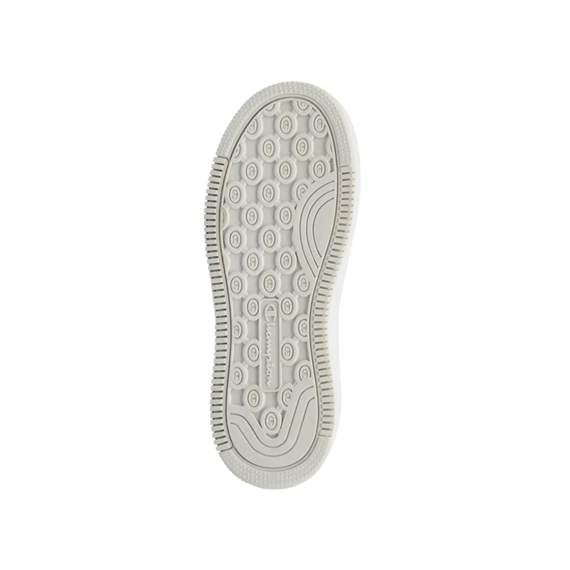 Sneakers bicolore bianco e grigio da Donna con suola platform Champion