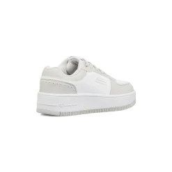 Sneakers bicolore bianco e grigio da Donna con suola platform Champion