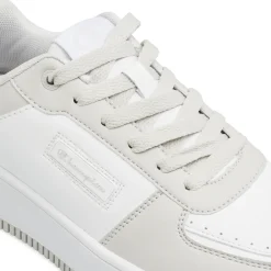 Sneakers bicolore bianco e grigio da Donna con suola platform Champion