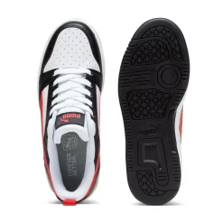 Sneakers bicolore bianco e nero da Ragazzo Puma Rebound v6