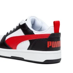 Sneakers bicolore bianco e nero da Ragazzo Puma Rebound v6