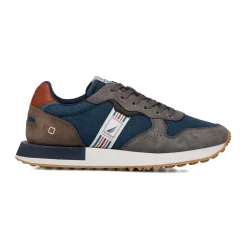 Sneakers bicolore blu e grigio da Uomo con logo Nautica