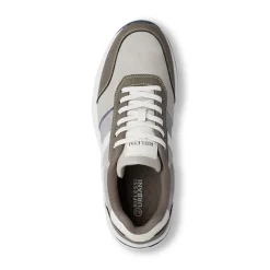 Sneakers bicolore grigio e taupe da Uomo con logo Riflessi Urbani