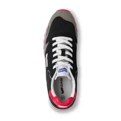 Sneakers bicolore nero e grigio da Uomo con logo Gas