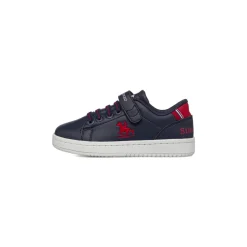 Sneakers blu con dettagli rossi da Bambino U.S. Grand Polo