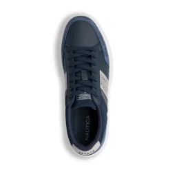 Sneakers blu con inserti effetto scamosciato da Uomo Nautica