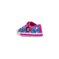 Sneakers blu da Bambina con dettagli rosa e stampa La casa delle bambole di Gabby