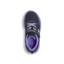 Sneakers blu da bambina con strappo Champion