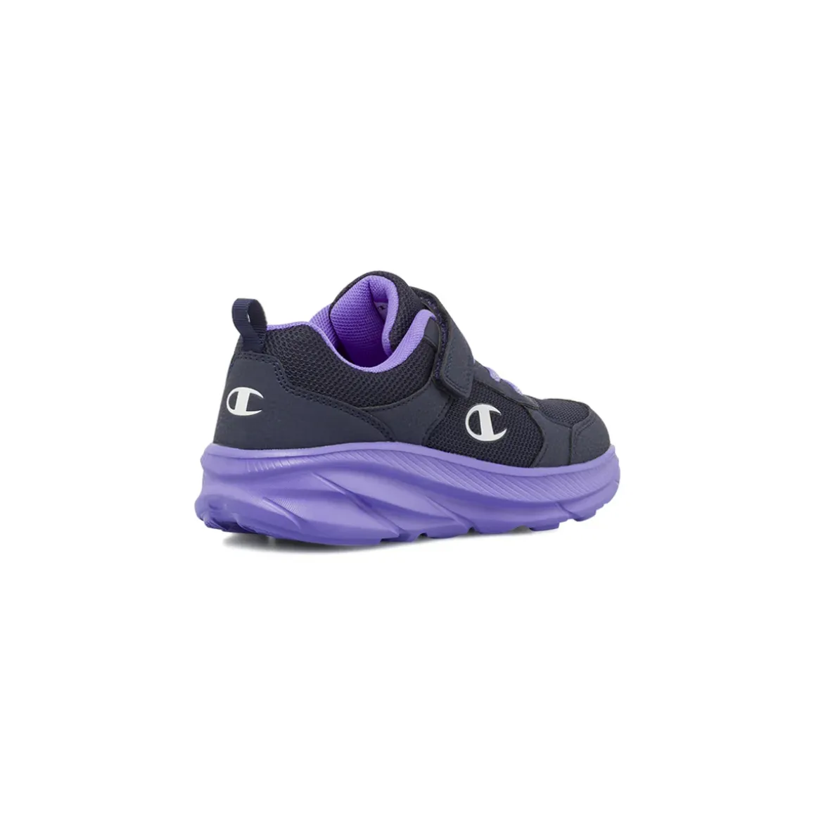Sneakers blu da bambina con strappo Champion