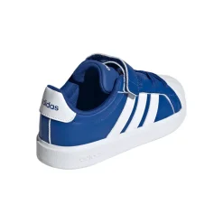 Sneakers blu da Bambino con chiusura a strappo adidas Superstar