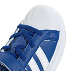 Sneakers blu da Bambino con chiusura a strappo adidas Superstar