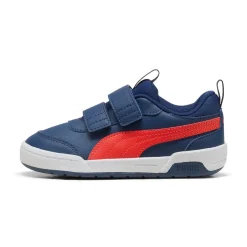 Sneakers blu da Bambino con chiusura a strappo Puma Multiflex