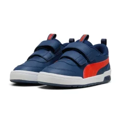 Sneakers blu da Bambino con chiusura a strappo Puma Multiflex