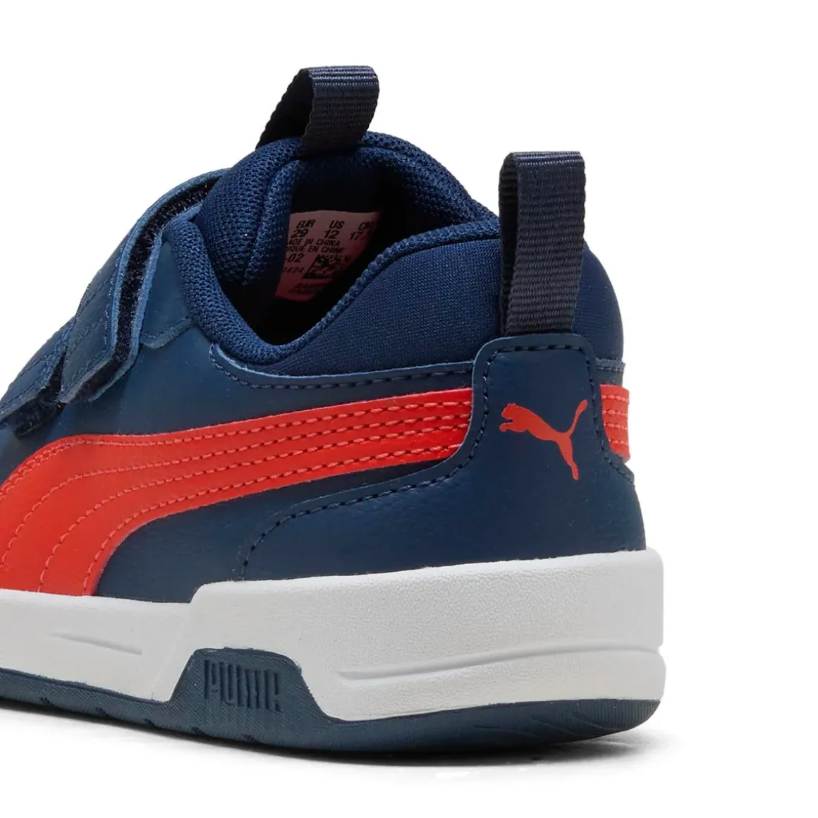 Sneakers blu da Bambino con chiusura a strappo Puma Multiflex