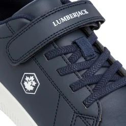 Sneakers blu da Bambino con chiusura a strappo Lumberjack