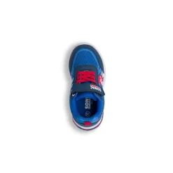 Sneakers blu da Bambino con luci nella tomaia e stampa Sonic