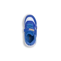Sneakers blu da Bambino con luci e chiusura a strappo Sonic