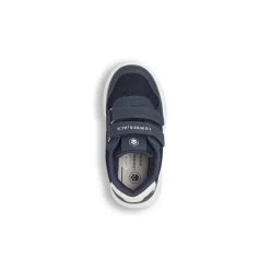Sneakers blu da Bambino con strappo e inserti in mesh Lumberjack
