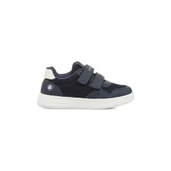 Sneakers blu da Bambino con strappo e inserti in mesh Lumberjack