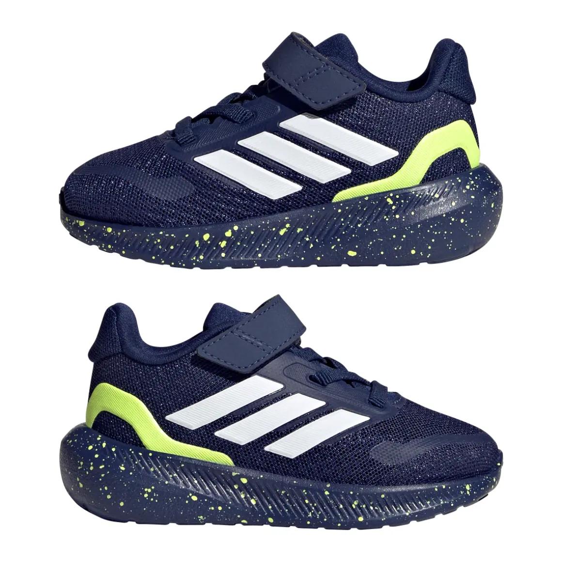 Sneakers blu da Bambino con strappo adidas Runfalcon 5