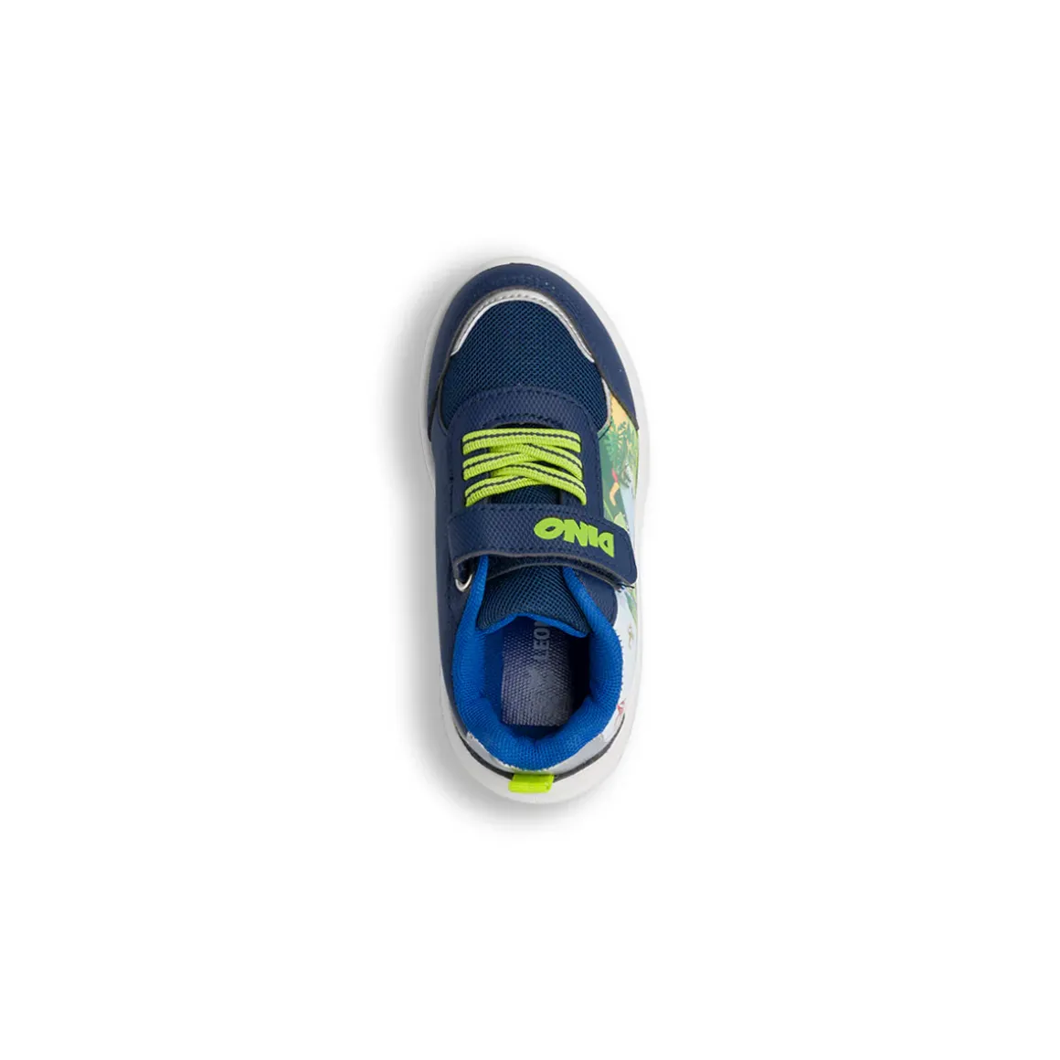 Sneakers blu da Bambino con stampa e luci Dinosauri