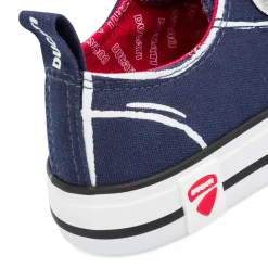 Sneakers blu da Bambino Ducati con chiusura a strappo