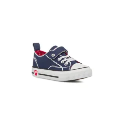 Sneakers blu da Bambino Ducati con chiusura a strappo