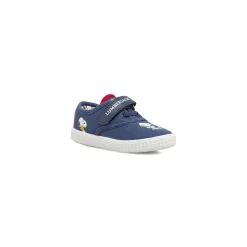 Sneakers blu da Bambino in tela con Snoopy Peanuts Lumberjack