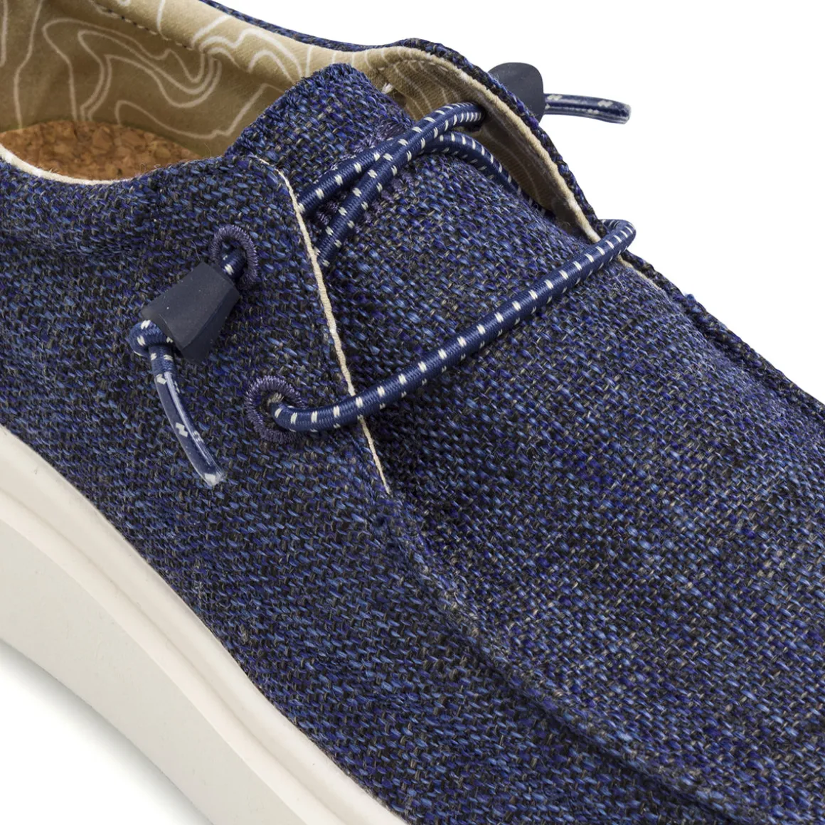 Sneakers blu da Donna in tessuto con lacci elastici Jeep Spirit