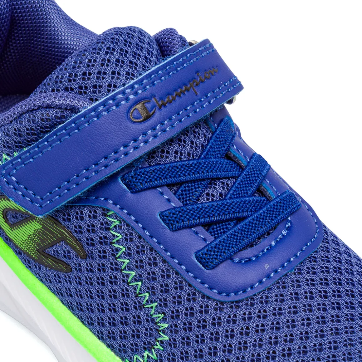 Sneakers blu da Primi Passi Bambino con strappo Champion