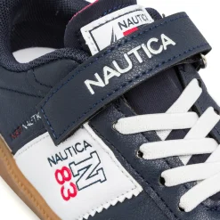 Sneakers blu da Ragazzo con chiusura a strappo Nautica