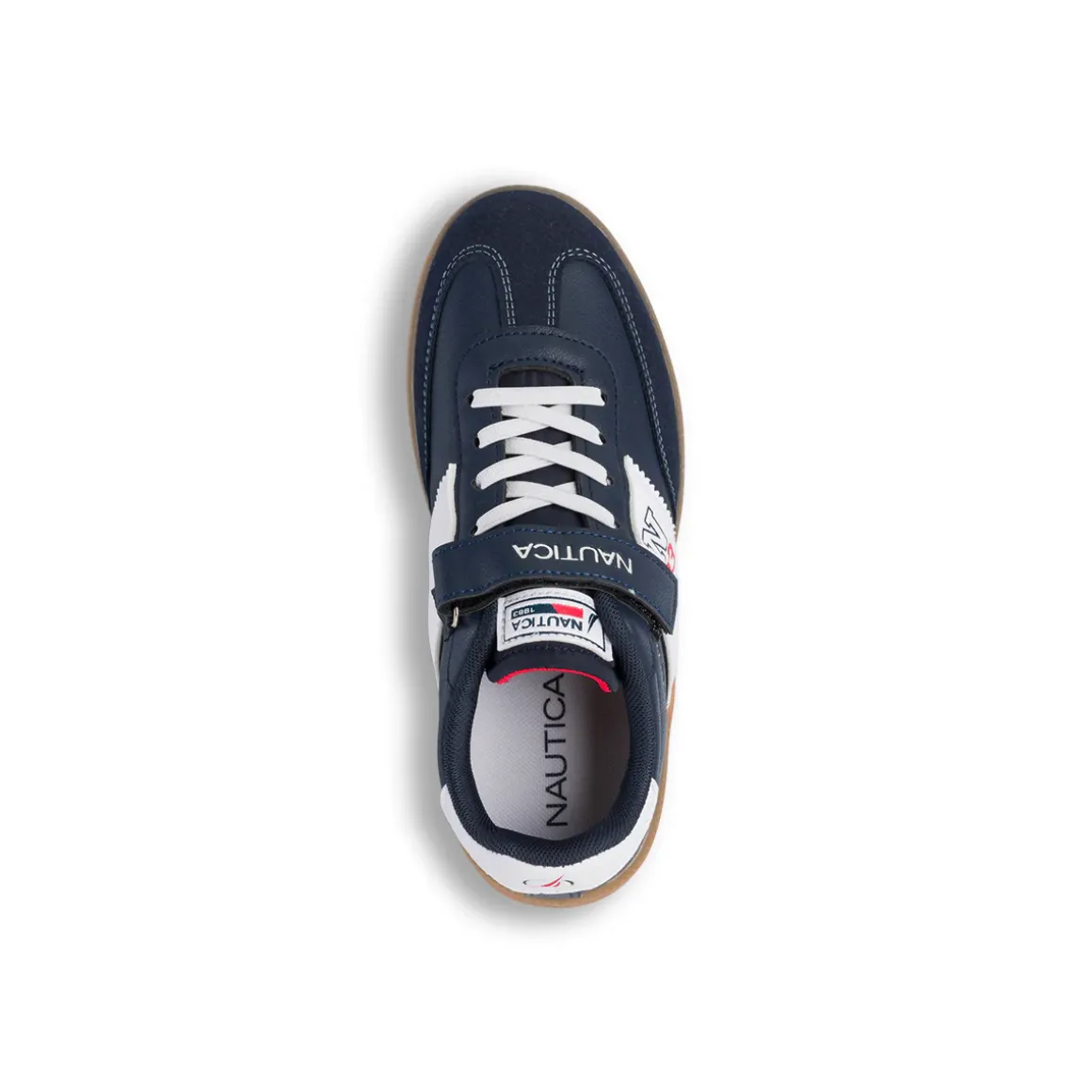 Sneakers blu da Ragazzo con chiusura a strappo Nautica