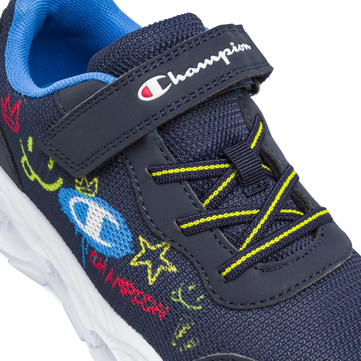 Sneakers blu da Ragazzo con luci e strappo Champion