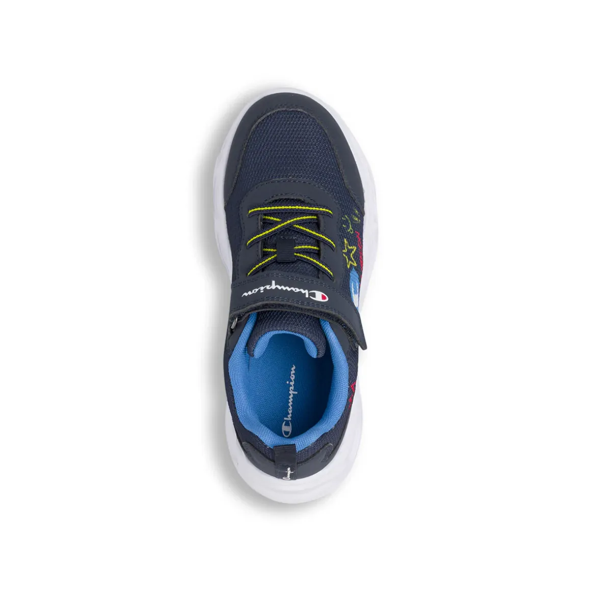 Sneakers blu da Ragazzo con luci e strappo Champion