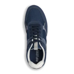 Sneakers blu da Uomo con dettagli effetto scamosciato Riflessi
