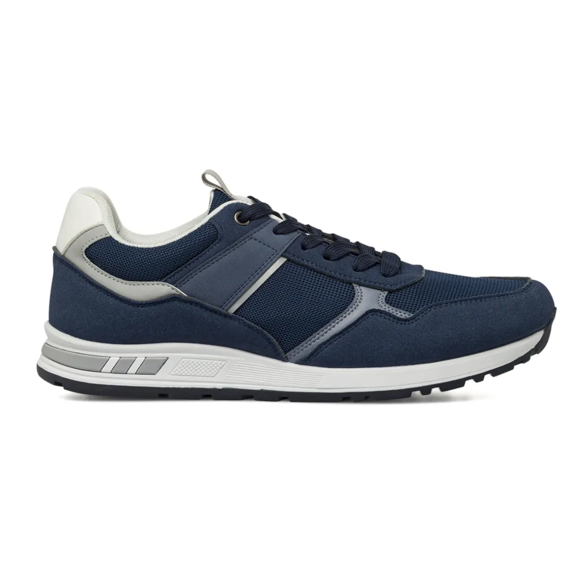 Sneakers blu da Uomo con dettagli effetto scamosciato Riflessi
