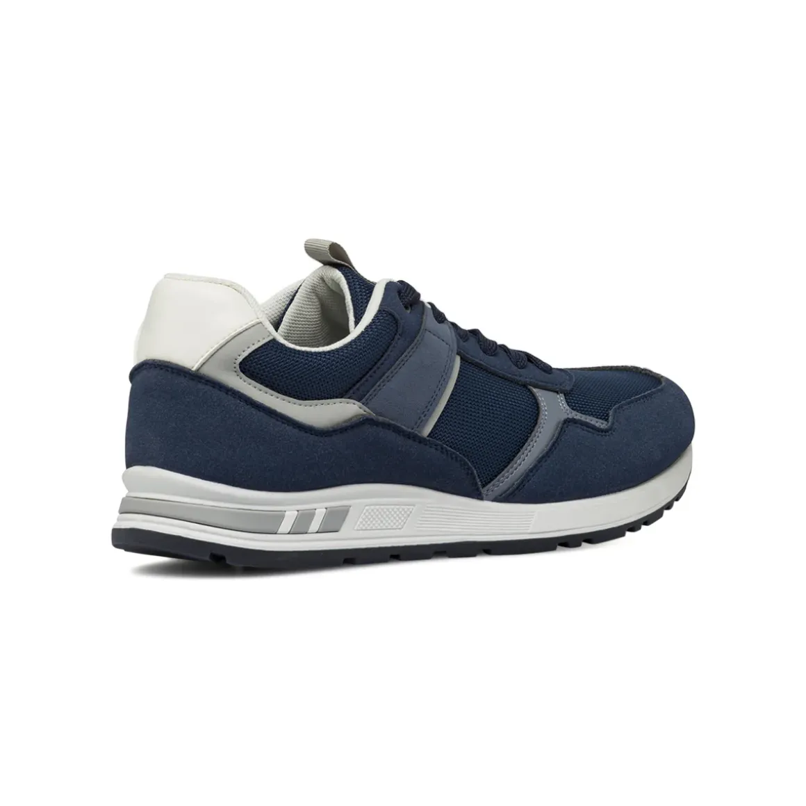 Sneakers blu da Uomo con dettagli effetto scamosciato Riflessi