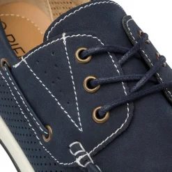 Sneakers blu da Uomo con dettagli traforati Riflessi Urbani